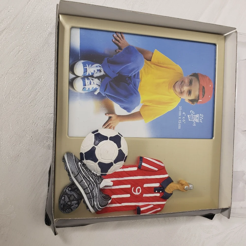 Soccer Photo Frame 4x6